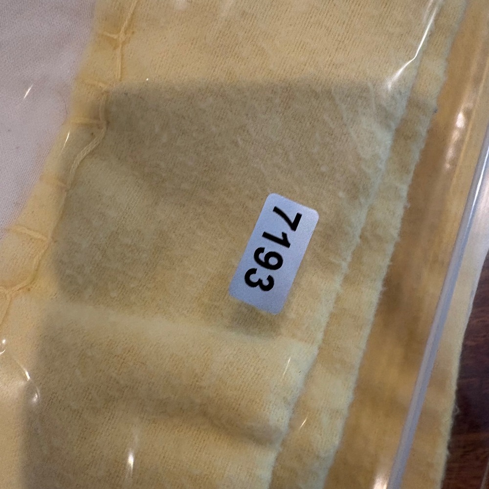 Handmade Quilted Baby Blanket Yellow Safari Animals‎ Embroidered Nursery 52x 27" - Picture 9 of 9